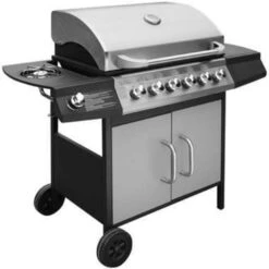 VidaXL Gasbarbecue 6+1 Kookzone Zwart En Zilver 9 VidaXL Gasbarbecue 6+1 Kookzone Zwart En Zilver -Huishoudelijke Goederen Winkel 0eb1a54d5db7499390ec7746a9a1a5f5
