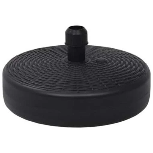 VidaXL Parasolvoet Gevuld Met Zand/water 24 L Zwart