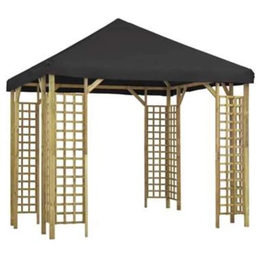 VidaXL Prieel 3x3 M Antraciet
