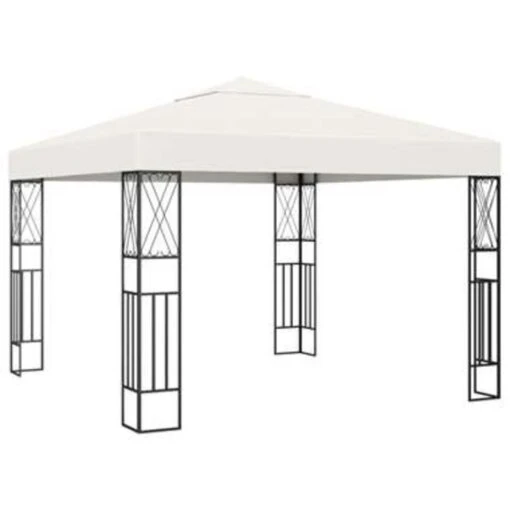 VidaXL Prieel 3x3 M Stof Crème