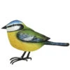 Decoris Tuindecoratie Vogel - Pimpelmees - Metaal - 38 Cm -Huishoudelijke Goederen Winkel 1000008151