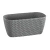 Prosperplast Plantenbak Splofy - Lichtgrijs - Kunststof - 30 Cm -Huishoudelijke Goederen Winkel 1000008192