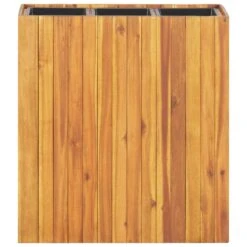 VidaXL Plantenbak Verhoogd Met 3 Potten Massief Acaciahout -Huishoudelijke Goederen Winkel 1000009561 0102