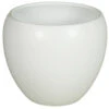 Floran Bloempot Rian - Mat Wit - Keramiek - 17 X 15 Cm -Huishoudelijke Goederen Winkel 1000011437