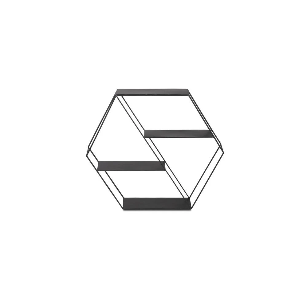 Lifa Living Wandrek Marbella Metaal, 58 X 51 X 11 Cm 4 Lifa Living Wandrek Marbella Metaal, 58 X 51 X 11 Cm - Afbeelding 2