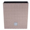 Prosperplast Plantenbak Rato - Taupe - Rotan - Kunststof - 22 Cm -Huishoudelijke Goederen Winkel 1000013277