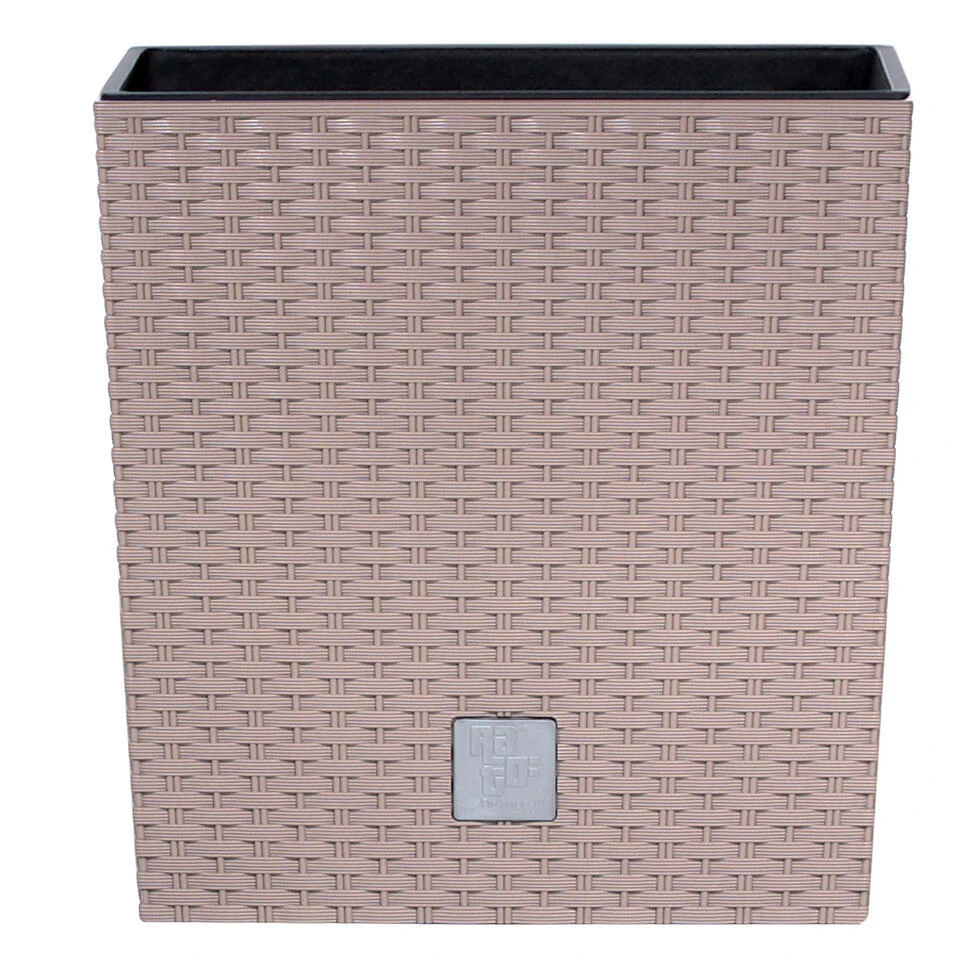 Prosperplast Plantenbak Rato - Taupe - Rotan - Kunststof - 22 Cm 3 Prosperplast Plantenbak Rato - Taupe - Rotan - Kunststof - 22 Cm