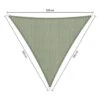Shadow Comfort Driehoek 3x3x3m Moonstone Green -Huishoudelijke Goederen Winkel 1000013783