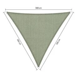 Shadow Comfort Driehoek 3x3x3m Moonstone Green