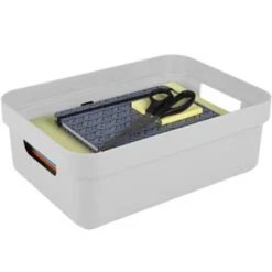 Sigma Home Opbergbox 9L Wit 8 Sigma Home Opbergbox 9L Wit -Huishoudelijke Goederen Winkel 1000014136 0110