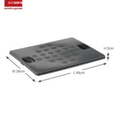 Square Deksel - Voor Krat 52L Antraciet 5 Square Deksel - Voor Krat 52L Antraciet -Huishoudelijke Goederen Winkel 1000014161 0101