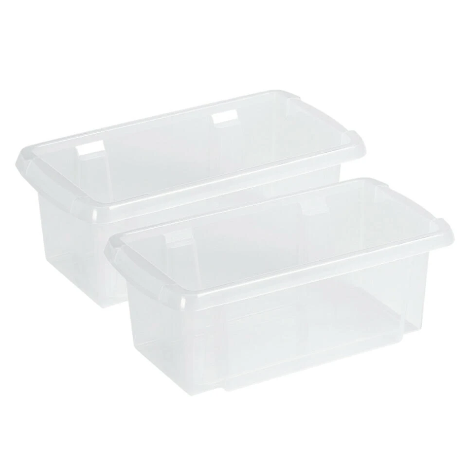 Nesta Opbergbox 7L Transparant 4 Nesta Opbergbox 7L Transparant - Afbeelding 2