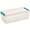 Q-line Opbergbox 9,5L Transparant Blauw 1 Q-line Opbergbox 9,5L Transparant Blauw -Huishoudelijke Goederen Winkel 1000018196