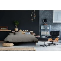 Ten Cate 100% Katoensatijnen Lits Jumeaux Dekbedovertrek - 240x200/220 - Taupe -Huishoudelijke Goederen Winkel 1000023913 0110