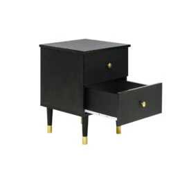 Bopita Cloë Nachtkastje - Mat Zwart -Huishoudelijke Goederen Winkel 1000024439 0103