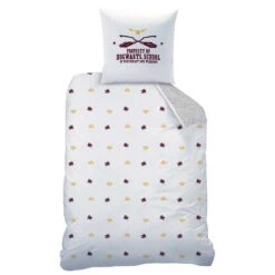 Harry Potter Dekbedovertrek Team Gryffindor - 140 X 200 Cm + 63 X 63 Cm - Katoen -Huishoudelijke Goederen Winkel 1000025584 0103