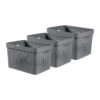 Curver Infinity Recycled Dots Opbergbox - 17L - 3 Stuks - Grijs 1 Curver Infinity Recycled Dots Opbergbox - 17L - 3 Stuks - Grijs -Huishoudelijke Goederen Winkel 1000031547