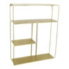 LOFT42 Glossy Wandrek Goud - Metaal - 70x56x16 2 LOFT42 Glossy Wandrek Goud - Metaal - 70x56x16 -Huishoudelijke Goederen Winkel 1000032499