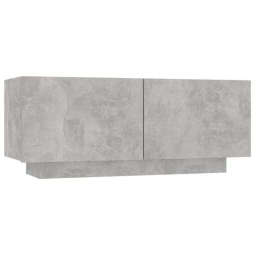 VidaXL Nachtkastje 100x35x40 Cm Spaanplaat Betongrijs