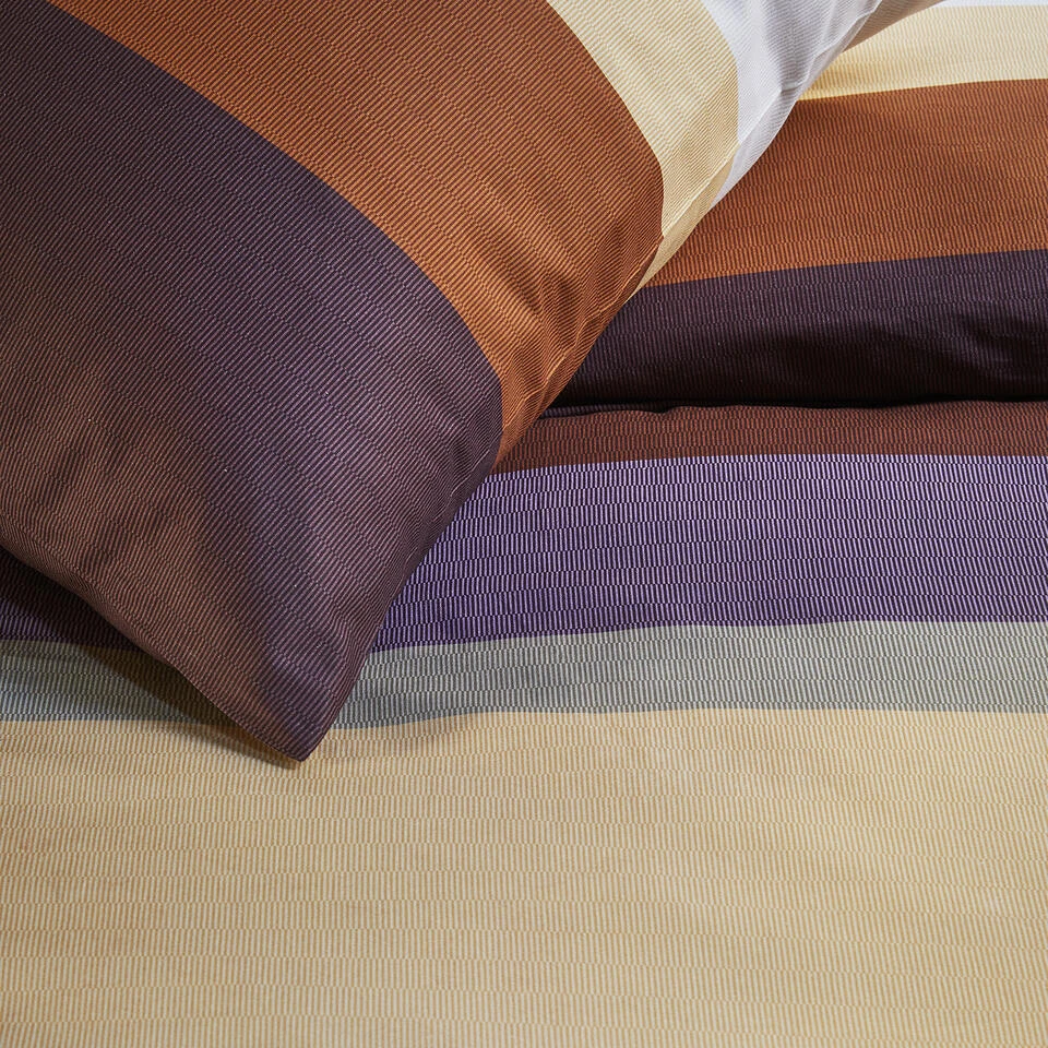 Damai Dekbedovertrek Casa - Katoen - 260x200/220 Cm Casa - Rust 5 Damai Dekbedovertrek Casa - Katoen - 260x200/220 Cm Casa - Rust - Afbeelding 3