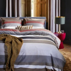 Damai Dekbedovertrek Casa - Katoen - 240x200/220 Cm Casa - Brown -Huishoudelijke Goederen Winkel 1000035097 0101