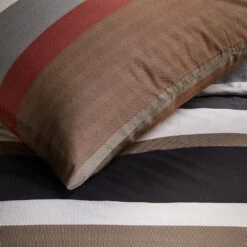 Damai Dekbedovertrek Casa - Katoen - 240x200/220 Cm Casa - Brown -Huishoudelijke Goederen Winkel 1000035097 0102