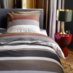 Damai Dekbedovertrek Casa - Katoen - 240x200/220 Cm Casa - Brown -Huishoudelijke Goederen Winkel 1000035097 0103