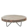 Mica Decorations Pia Boomstam Bijzettafel - H14 X Ø40 Cm - Lichtbruin -Huishoudelijke Goederen Winkel 1000036037