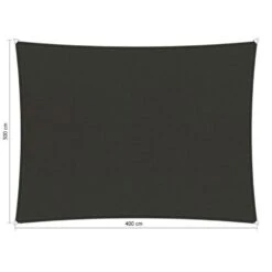 Shadow Comfort Waterafstotend Rechthoek 3x4m Warm Grey Metset