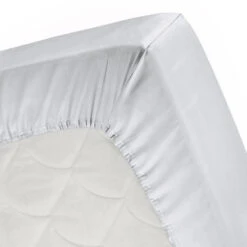 Cinderella Sundays - Hoeslaken (tot 25 Cm) - Satijn - 140x200 Cm - Light Grey 5 Cinderella Sundays - Hoeslaken (tot 25 Cm) - Satijn - 140x200 Cm - Light Grey -Huishoudelijke Goederen Winkel 1000036424 0101