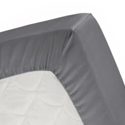 Cinderella Hoeslaken - Tot 25cm Matrasdikte - Jersey - 200x200 Cm - Antraciet -Huishoudelijke Goederen Winkel 1000036450 0101