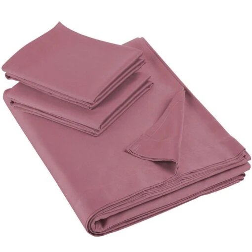 De Witte Lietaer Lakenset Olivia - 280 X 280 Cm - Roze - Satijnkatoen
