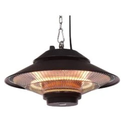 Beliani Terrasverwarmer MERAPI - Zwart Aluminium 9 Beliani Terrasverwarmer MERAPI - Zwart Aluminium -Huishoudelijke Goederen Winkel 1000038606 0103