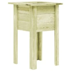 VidaXL Plantenbak Verhoogd Met Voeten 50x50x80 Cm Gezaagd Hout