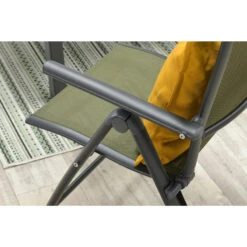 Garden Impressions Santos Tuinstoel Verstelbaar - Mos Groen -Huishoudelijke Goederen Winkel 1000040801 0103