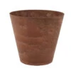 Ter Steege Bloempot - Dark Terra Cotta - Natuursteen Look - D32 X H29 Cm -Huishoudelijke Goederen Winkel 1000042908