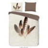 Good Morning Dekbedovertrek "Veer" - Zand - (140x220 Cm) 2 Good Morning Dekbedovertrek "Veer" - Zand - (140x220 Cm) -Huishoudelijke Goederen Winkel 1000045495