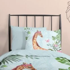 Good Morning Dekbedovertrek "Desiree" - Aqua - (140x220 Cm) -Huishoudelijke Goederen Winkel 1000045509 0102