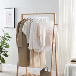 ACAZA 20 Stuks Massief Houten Kledinghangers, Met Inkeping En Broeklat, Wit -Huishoudelijke Goederen Winkel 1000045933 0103