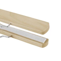 ACAZA Set Van 12 Massief Houten Kledinghangers, Anti-Slip Bescherming, Hout 8 ACAZA Set Van 12 Massief Houten Kledinghangers, Anti-Slip Bescherming, Hout -Huishoudelijke Goederen Winkel 1000045940 0102