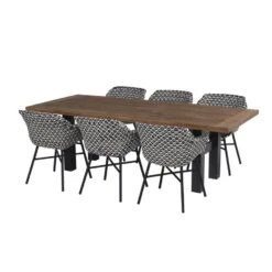 Hartman Delphine Dining Stoel White - Black -Huishoudelijke Goederen Winkel 1000048786 0103