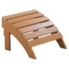 Beliani Voetenbankje ADIRONDACK - Lichte Houtkleur Kunsthout -Huishoudelijke Goederen Winkel 1000049784