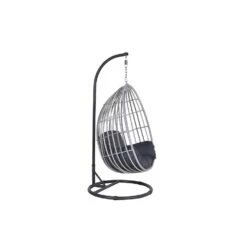 Garden Impressions Panama Swing Egg Hangstoel - Cloudy Grey -Huishoudelijke Goederen Winkel 1000050055 0102