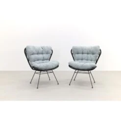 Garden Impressions Libelle Retro Loungestoel - Set Van 2 - Zwart -Huishoudelijke Goederen Winkel 1000053011 0102