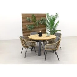 4 Seasons Cottage/Ambassador 130 Cm. Rond Tuinset - 5 Delig 9 4 Seasons Cottage/Ambassador 130 Cm. Rond Tuinset - 5 Delig -Huishoudelijke Goederen Winkel 1000053133 0103