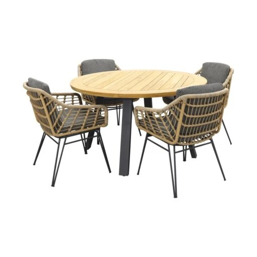 4 Seasons Cottage/Ambassador 130 Cm. Rond Tuinset - 5 Delig