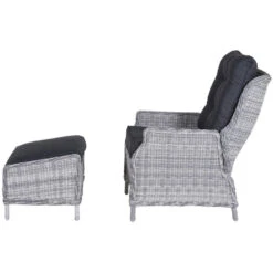 Garden Impressions Santa Rosa Tuinstoel + Voetenbank - L. Grijs 9 Garden Impressions Santa Rosa Tuinstoel + Voetenbank - L. Grijs -Huishoudelijke Goederen Winkel 1000054028 0104
