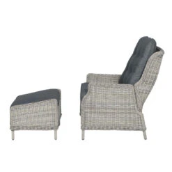 Garden Impressions Santa Rosa Relax Tuinstoel+voetenbank Vintage -Huishoudelijke Goederen Winkel 1000054029 0104