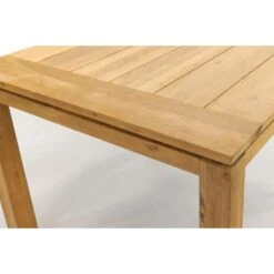 Allure Rome Teak Tuintafel 100 X 100 Cm. - Natural Brown -Huishoudelijke Goederen Winkel 1000054216 0103