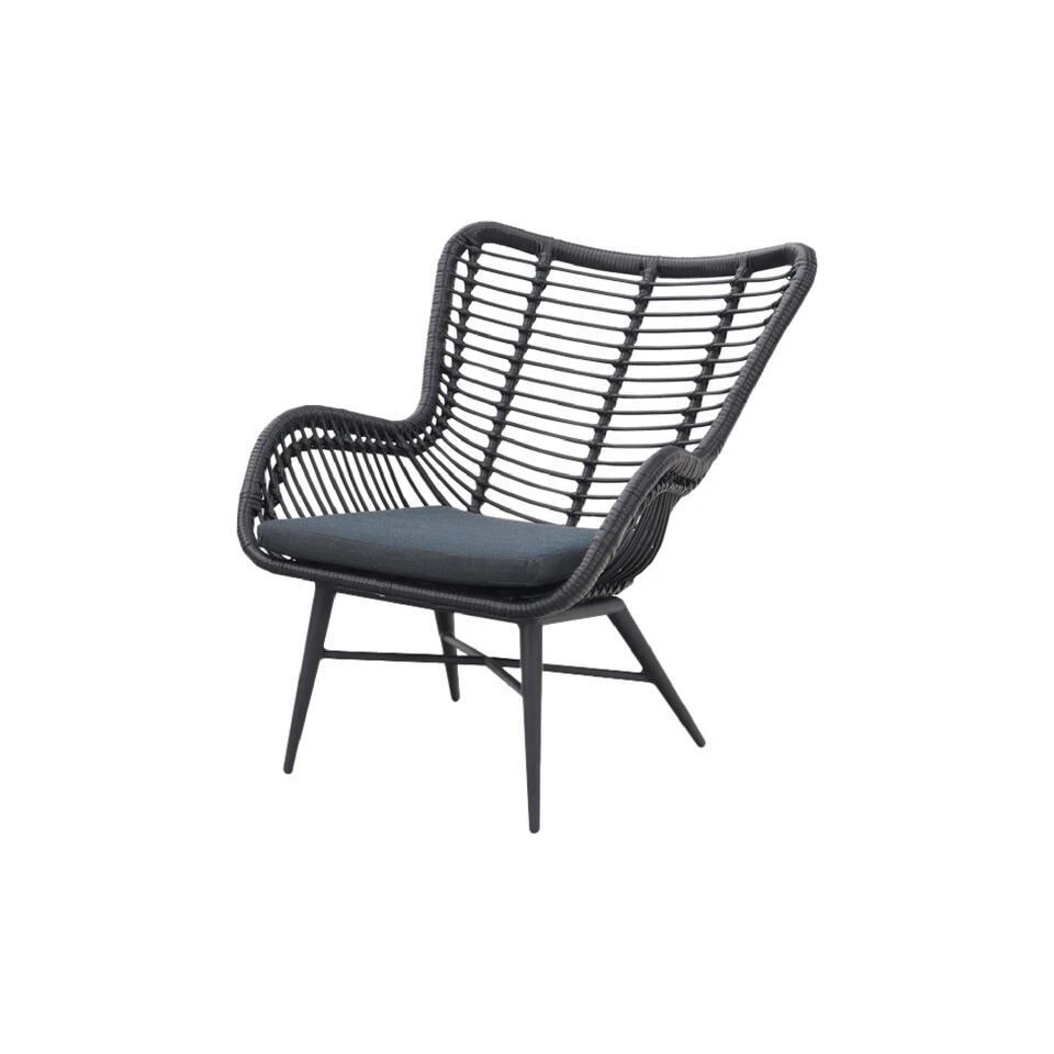 Jasmine Loungestoel - Black 3 Jasmine Loungestoel - Black